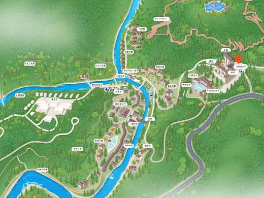 金乡结合景区手绘地图智慧导览和720全景技术，可以让景区更加“动”起来，为游客提供更加身临其境的导览体验。